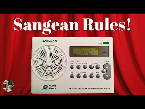 Sangean PR-D9W AM FM Stereo WX Emergency Alert Portable Radio Review