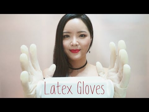 ASMR Ear Touching and Cupping with Latex Gloves