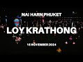 LoyKratong, Nai Harn Beach, Phuket, Thailand, 15 November 2024