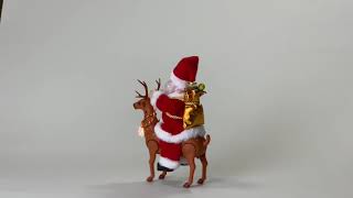 【FUNNYクリスマスミュージック】サンタ ライディング オン トナカイ