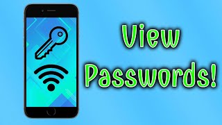 How to View WiFi Passwords on Your iPhone/ iPad or iPod | Jailbreak by Pops Productions Tech 3,861 views 3 years ago 4 minutes, 5 seconds