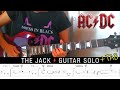 Acdc  the jack guitar solo  tab  slow speed