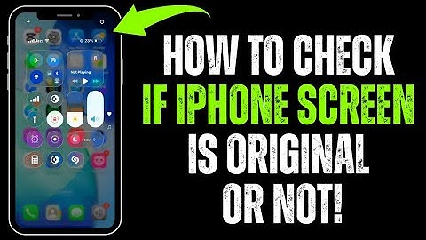 Hoe controleer je of het scherm van je iPhone ORIGINEEL is of NIET!