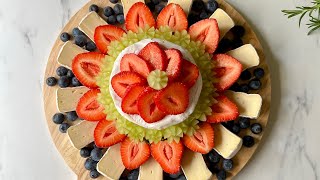 A perfect Cheese Cake 🎂 Cheese Board tutorial ✨ So Easy and Beautiful 😍