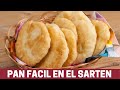 Pan Frito en sarten - Con Masa para Pizza