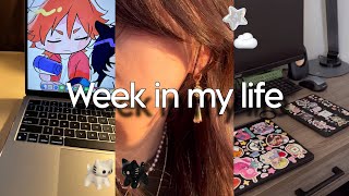 A week of studying and hauls ⭐