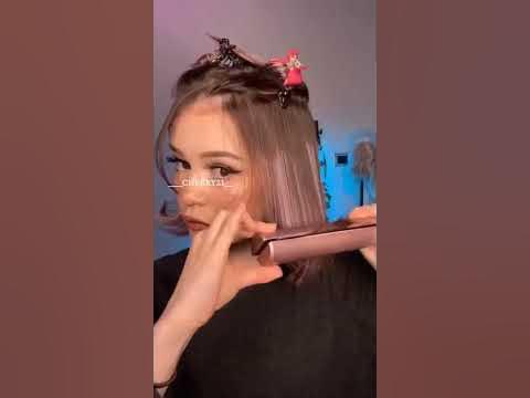 как сделать красивую укладку на каре - YouTube