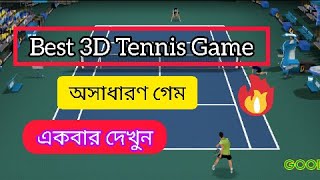 Tennis 3D Gameplay | How To Play Tennis 3D | Best 3rd Dimensional Game In Offline screenshot 2