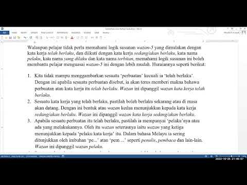 Video: Adakah PEL satu perkataan?