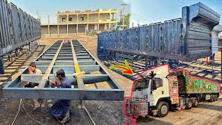 Manufacturing Process Of Heavy Duty Hino Truck Frame Cabin And Chassis In Factory