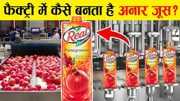कैसे बनाया जाता है अनार का जूस ? Pomegranate Juice Factory Processing