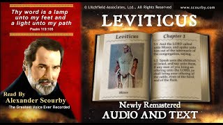3 | Book of Leviticus Read by Alexander Scourby | AUDIO & TEXT | FREE  on YouTube | GOD IS LOVE