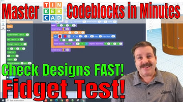 Quick Tinkercad Codeblocks Fun Fidget Test Perfect 3d Prints