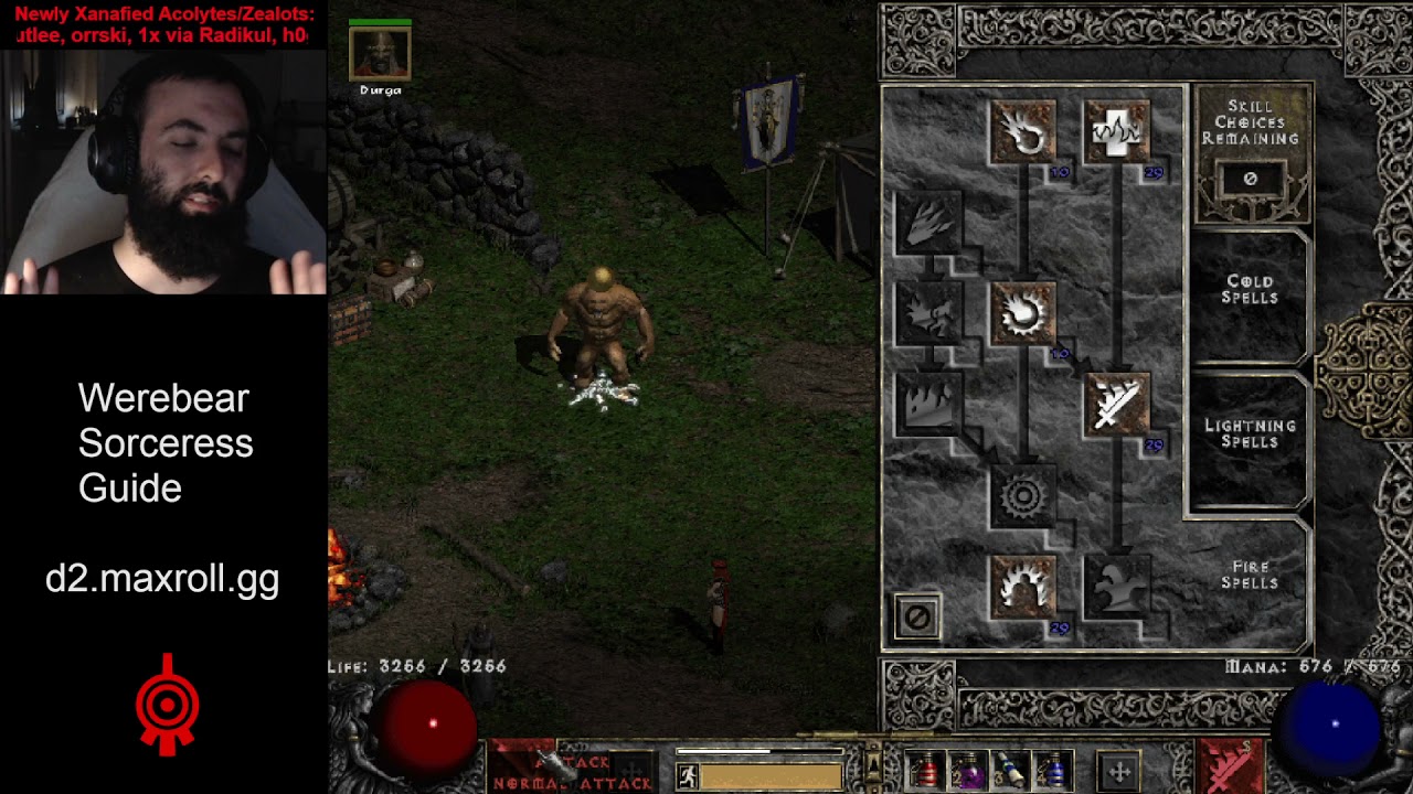 diablo 2 sorceress build