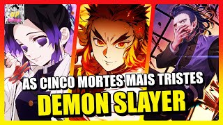 AS 12 MORTES MAIS TRISTES EM DEMON SLAYER