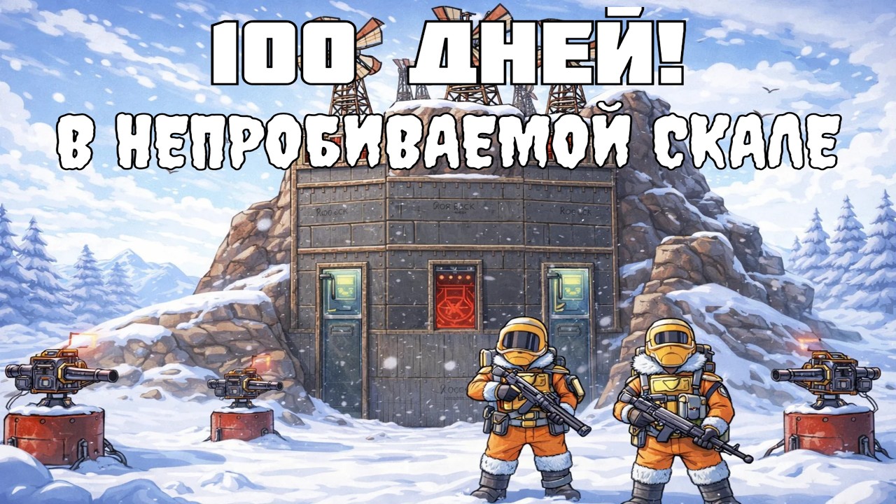 100 ДНЕЙ в НЕПРОБИВАЕМОЙ МВК СКАЛЕ | КЛАНЫ НЕ МОГУТ ЗАРЕЙДИТЬ ДУО в РАСТ/RUST