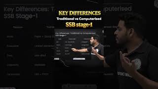 Traditional vs Computerised SSB Stage-1 | SSB Interview #Shorts #SSB #SSBInterview #PW #DW #CDS