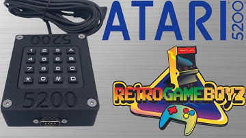 Atari 5200 DB15 To DB9 Adapter With Keypad - RetroGameBoyz - Sinistermoon