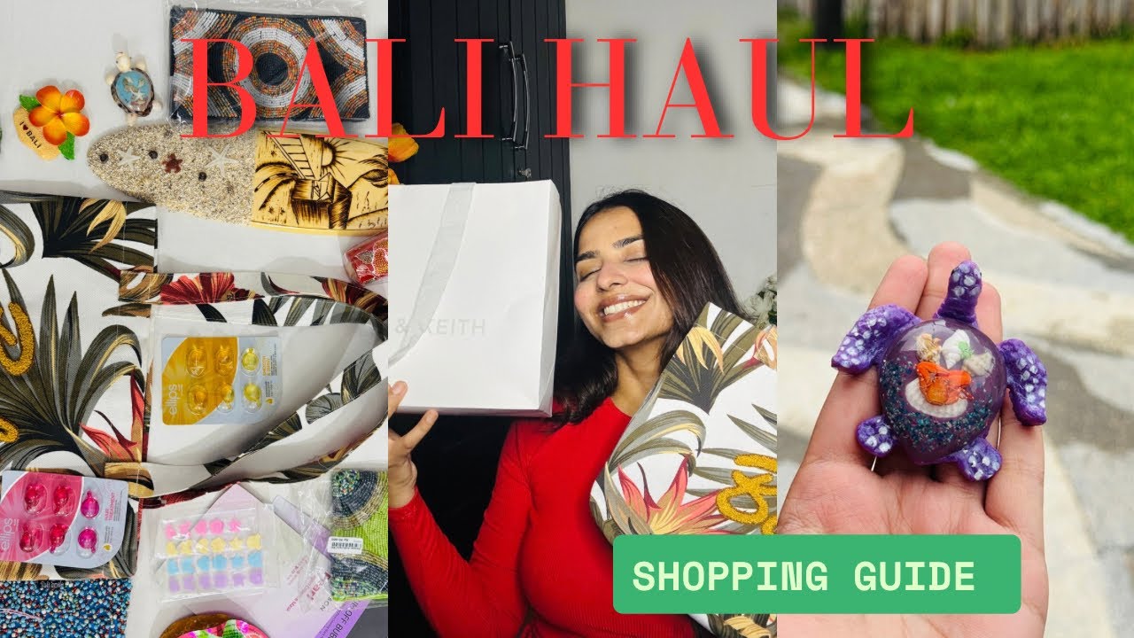 Huge Bali Shopping Haul | Art,Home Decor, Bags etc  starting Rs.60 + Charles and Keith