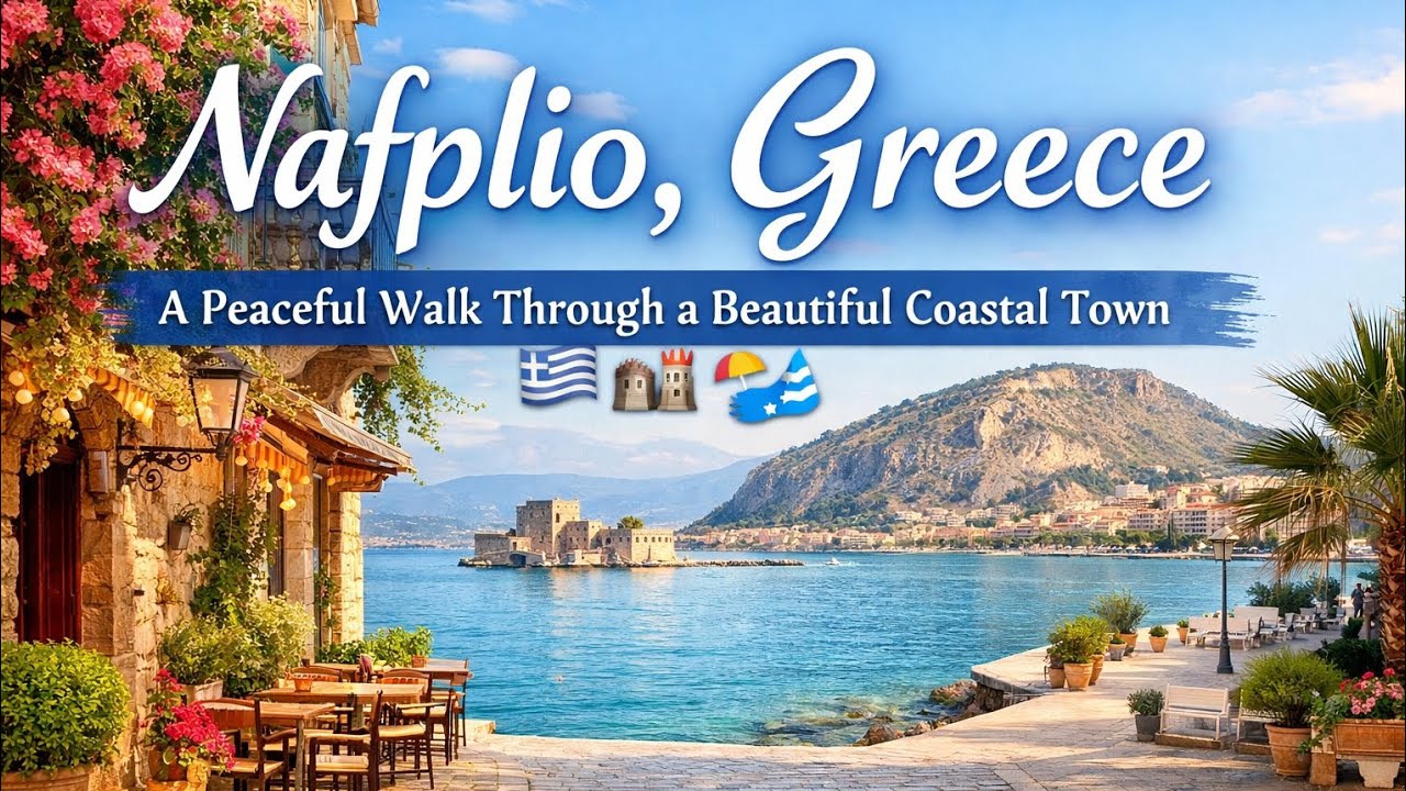 Nafplio, Greece | A Peaceful Walk Through a Beautiful Coastal Town