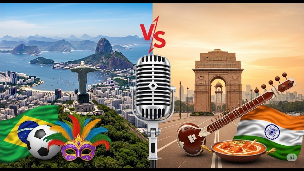 Brazil vs India: Carnival Chaos vs Cultural Kaleidoscope
