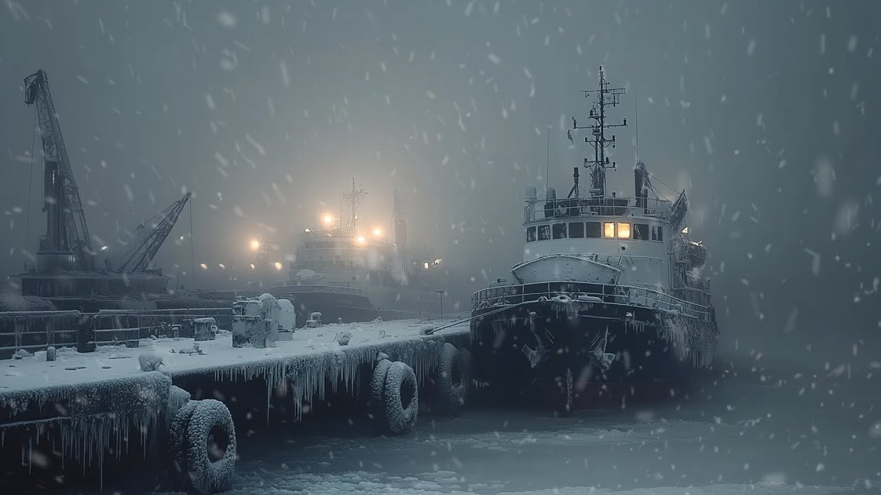 Loud Howling Wind & Freezing Snowstorm | Relaxing Blizzard Winds for Deep Sleep and Calmness