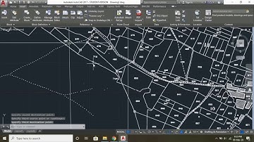 JOINING OF REVENUE VILLAGE MAPS IN AUTOCAD