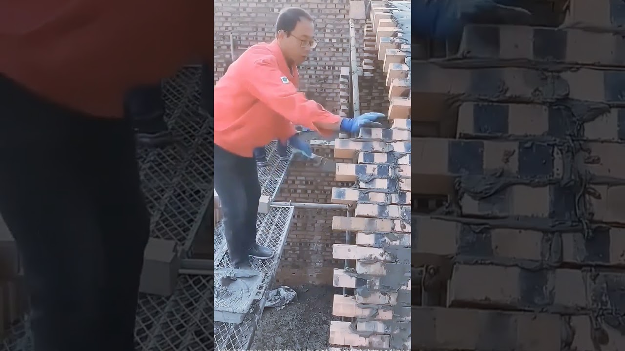 teknik pemasangan bata yang unik di negara China 