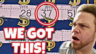 I chased until I WON THIS! | ARPLATINUM scratch off lottery tickets!