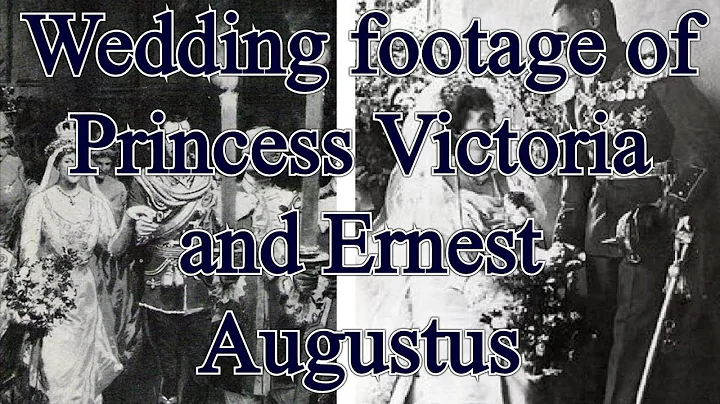 1913 Rare coloured wedding Procession of Victoria Louise of Prussia and Ernest Augustus of Brunswick