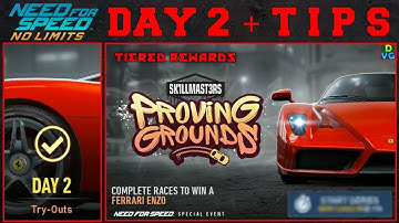NFS No Limits | Proving Grounds - Ferrari Enzo | Day 2 + TIPS