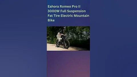 Eahora Romeo Pro II 3000W Full Suspension Fat Tire Electric Mountain Bike #shorts