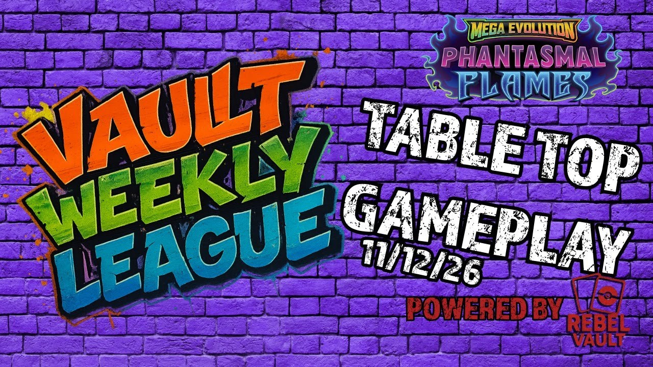 Pokémon Tabletop Tournament Gameplay | The Vault Locals Matches