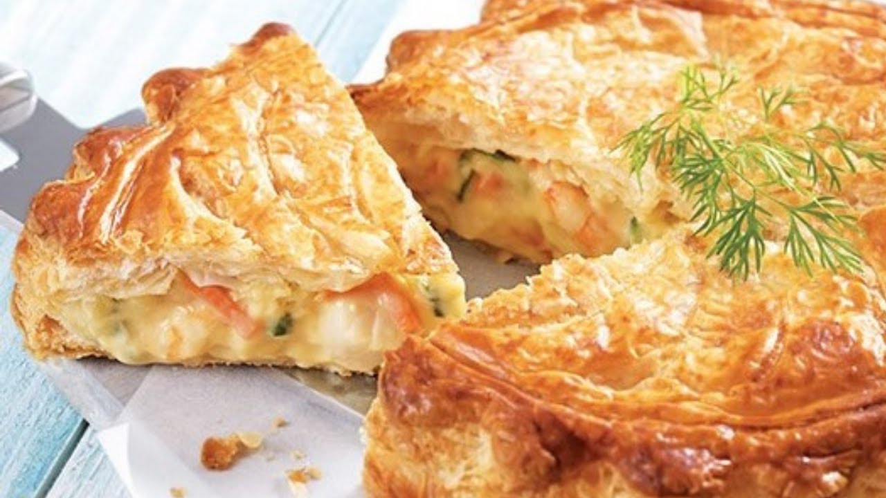 COMO FAZER TORTA FOLHADA DE CAMARÃO - Crocante e Cremosa