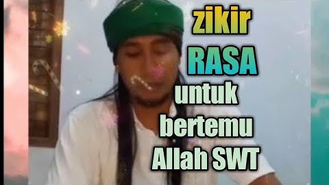 GUS MUKHLASON : MENUJU ALLAH SWT DGN ZIKIR TAK BERHURUF, TAK BERSUARA- SIRUL ASROR (al hijrah)