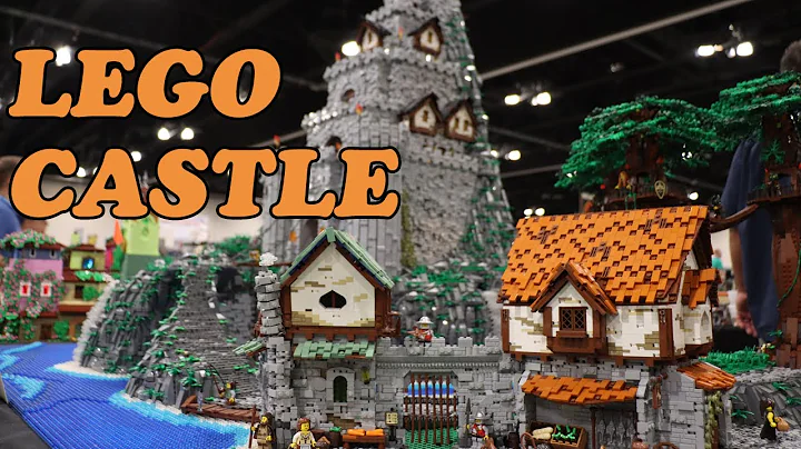 Giant Modular LEGO Medieval Castle Rock Falls | Br...