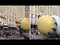 Nutcracker balloon knocks marcher to the ground during Macy's Thanksgiving Day Parade