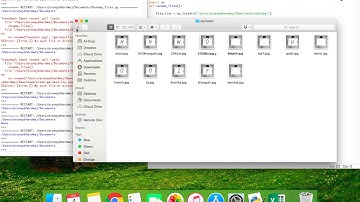 First python program - Renaming files in a folder