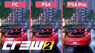 [4K] The Crew 2 – PC Max vs. PS4 vs. PS4 Pro Graphics Comparison Open Beta