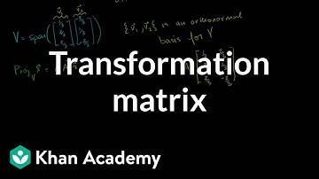 Finding projection onto subspace with orthonormal basis example | Linear Algebra | Khan Academy