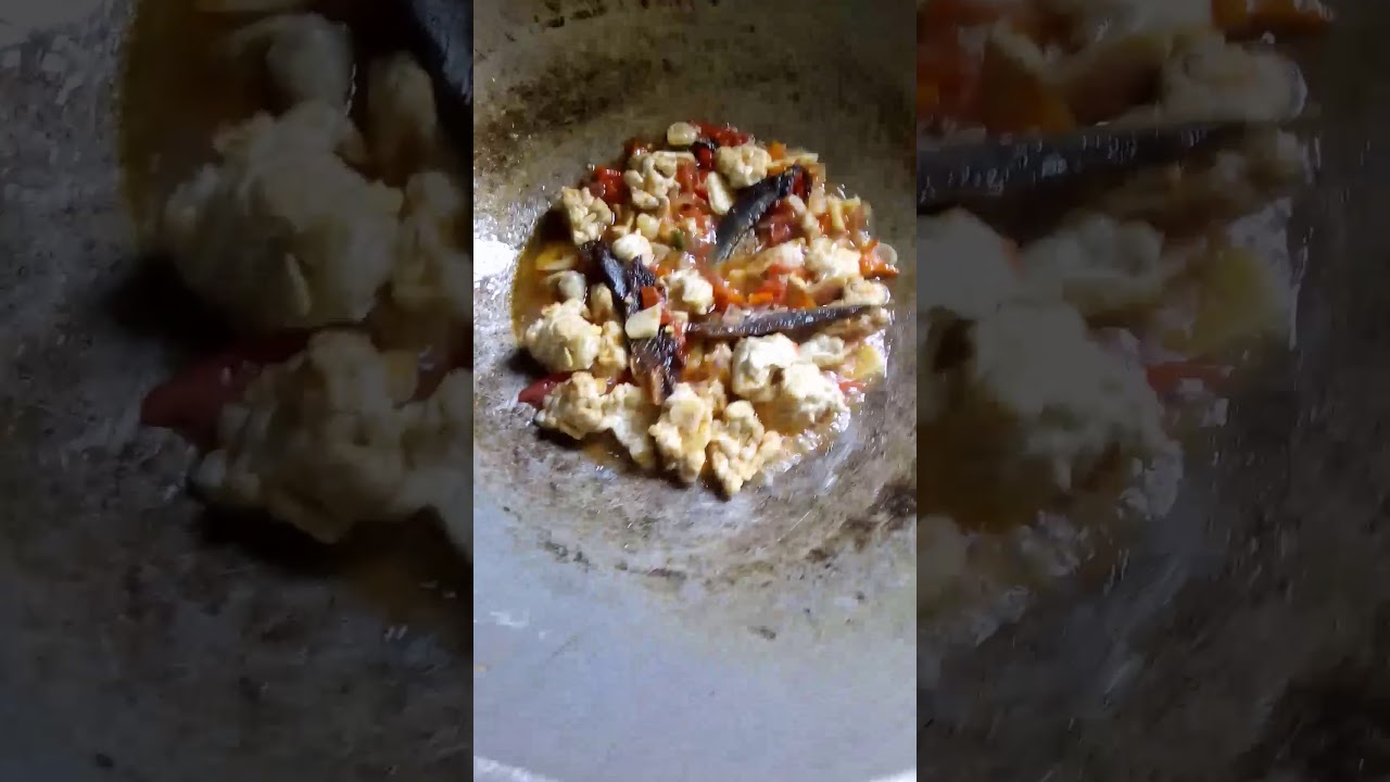 Makanan khas jawa otok otok tempe ikan asin