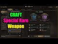Night crows craft special rare weapon  gr gain