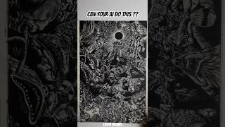 Can your AI do this?? #art #drawing #berserk #darkart #darkart #horrorart #ballpointpenart