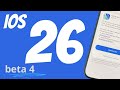 iOS 26 beta 4 disponible; Pas mal de changements et de bugs aussi sur iPhone