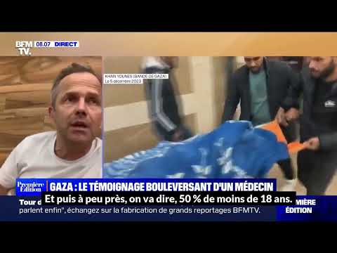 Un chirurgien pour MSF à Gaza : "Il y a quantité d'enfant brûlés, des fois en petit morceaux".