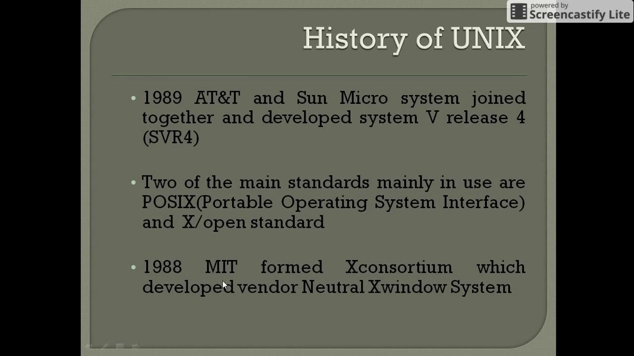 Unix Tutorials: Introduction to OS concepts and Unix Class 1 - YouTube
