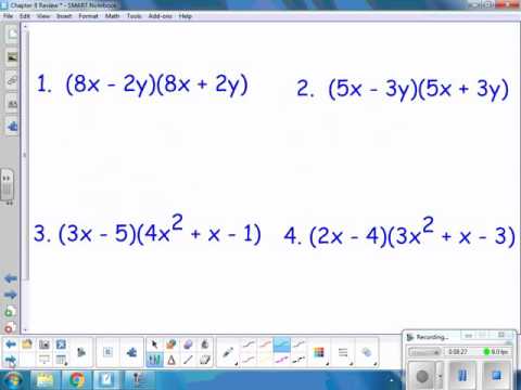 Algebra1 Chapter 8