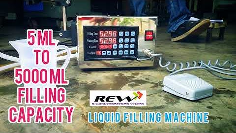 Liquid Filling Machine 5 ml to 5000 ml Semi Automatic
