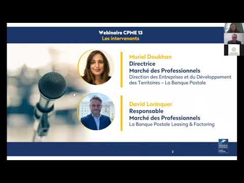 Webinaire Cpme13 & La Banque Postale