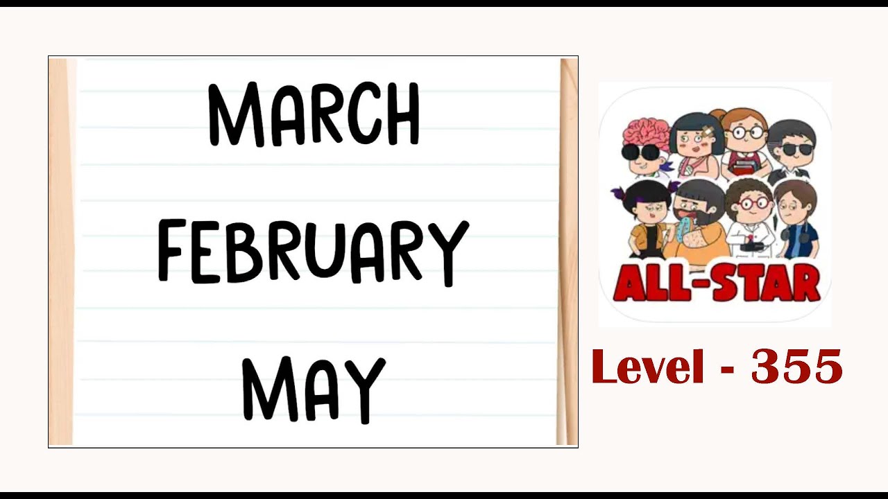 Brain test all star level 355 Which one is the longest?